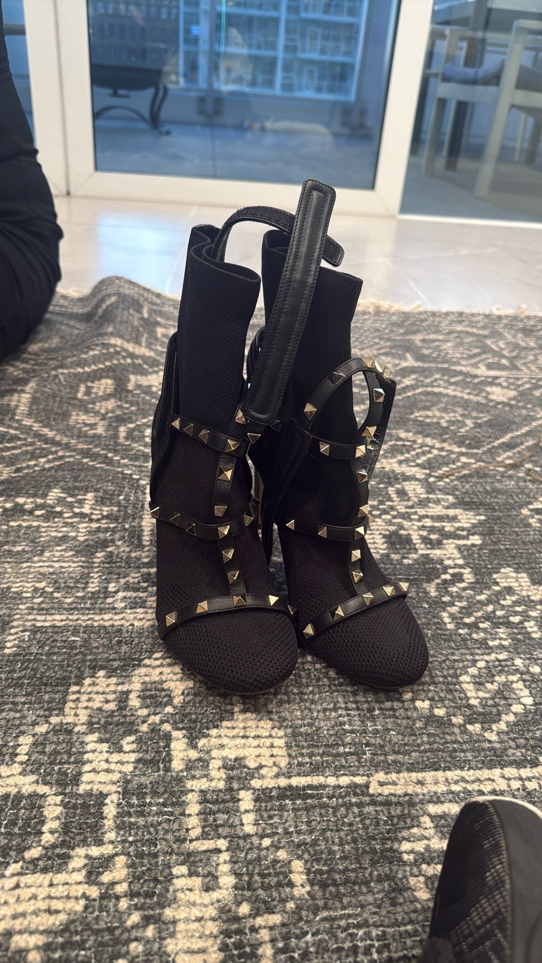 Valentino Rockstud Bodytech Bootie