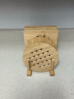 Bamboo Trivet Set