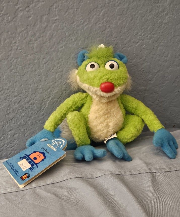 VINTAGE 1998 Bear in the Big Blue House Plush. Meet "Treelo"