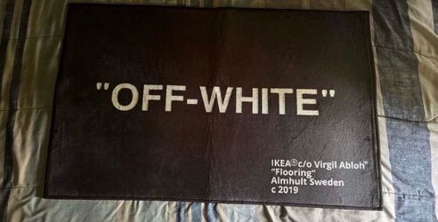 Custom off white soft rug