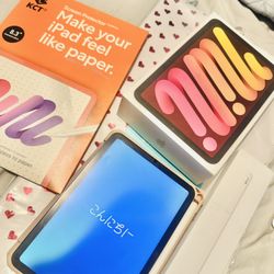 Pink iPad Mini 64GB WiFi 6th Gen /w Apple Pencil