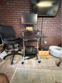 Standing Desk and chair