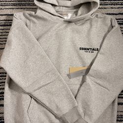 Essentials dark grey oat meal hoodie