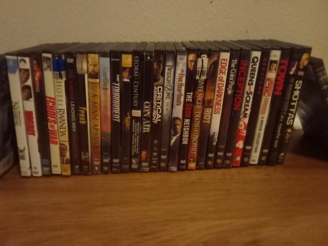 Dvd Movies, $2 Each From Horror, Thriller, Comedy