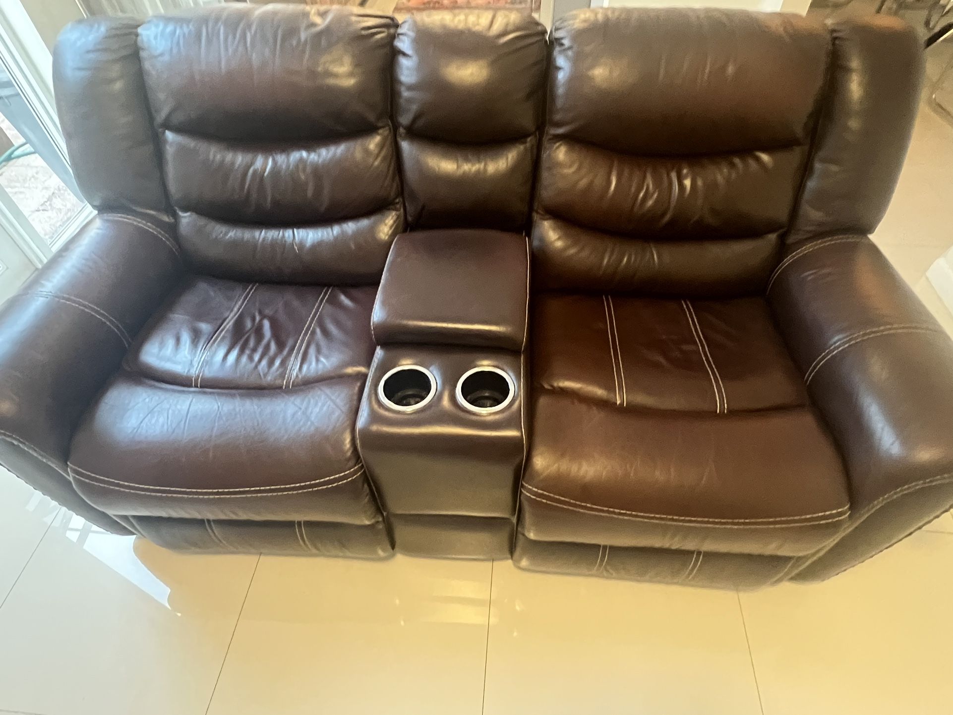 Leather sofa For Sale 