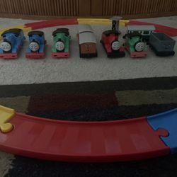 Large Plastic Thomas Trains