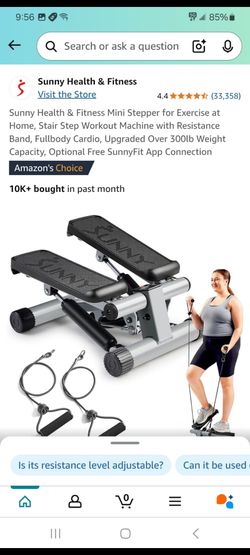 Foot exercises stepper great to some exercise new in box pick up in pomona $40