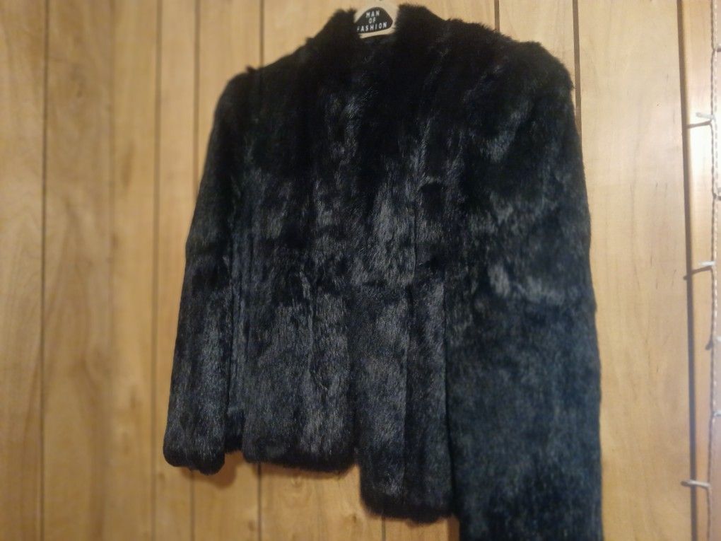 Vintage Rabbit Fur Coat