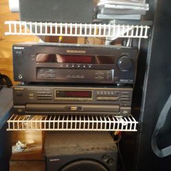 Sony 5.1  Receiver/ Panasonic 5 Disc Dvd/CD 