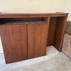 Solid Wood Multipurpose Display Cabinet And Bookcase Mid-Century Style