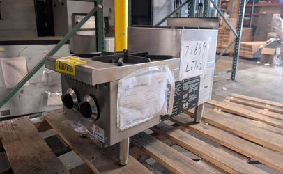 Clearance NSF 12 ins two burner Step hotplate 71699L0702