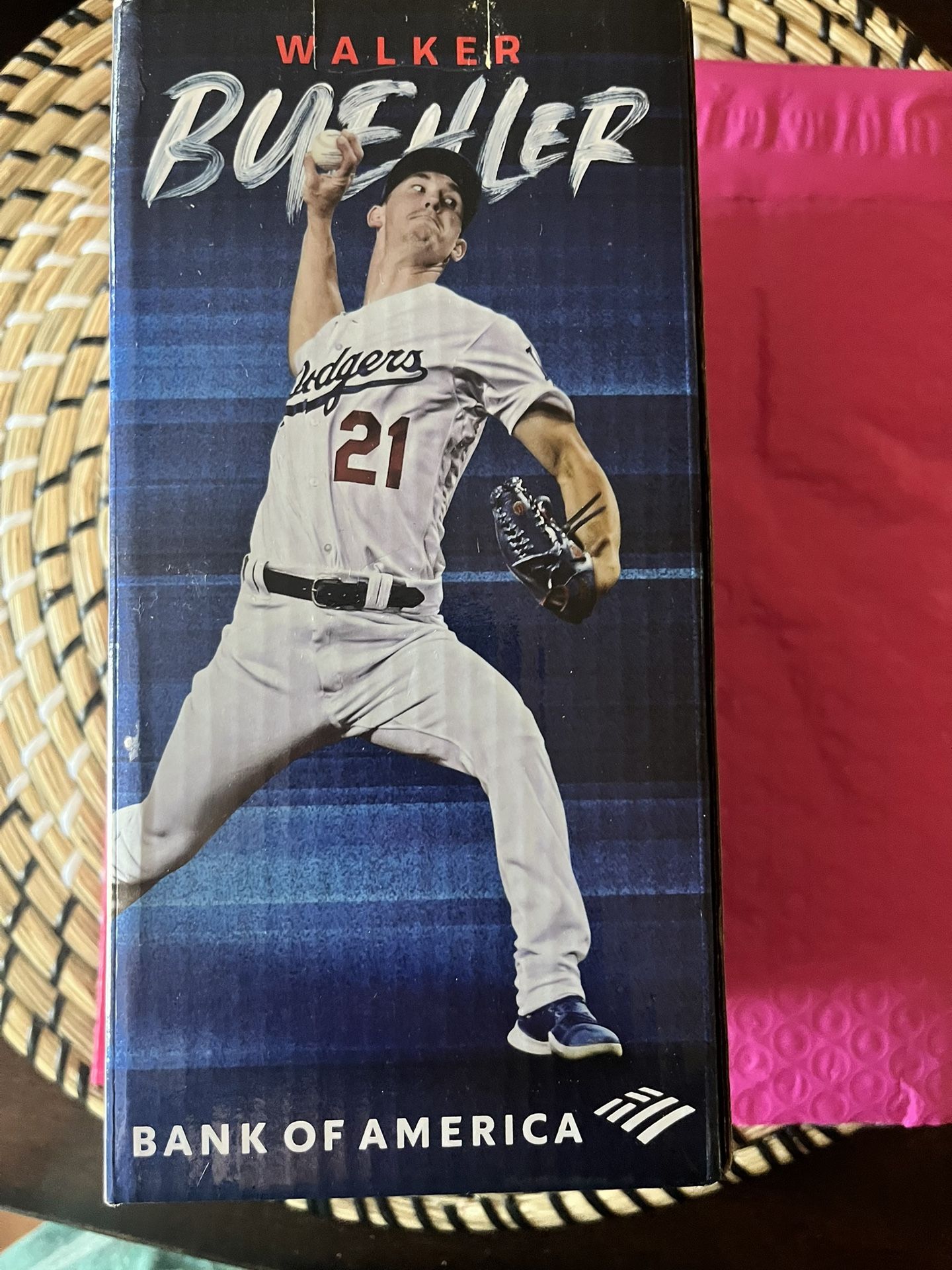 Los Angeles Dodgers 2019 Walker Buehler First/Rookie Bobblehead SGA NIB PC
