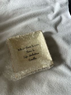 Gandhi Quote Decorative Ceramic Tile Dish