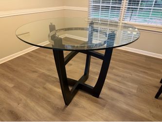 Glass Top Dining Table