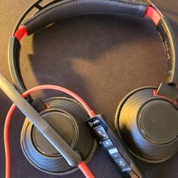 Computer Headphones with Mic by Poly