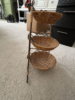 Small Size Wicker Shelf