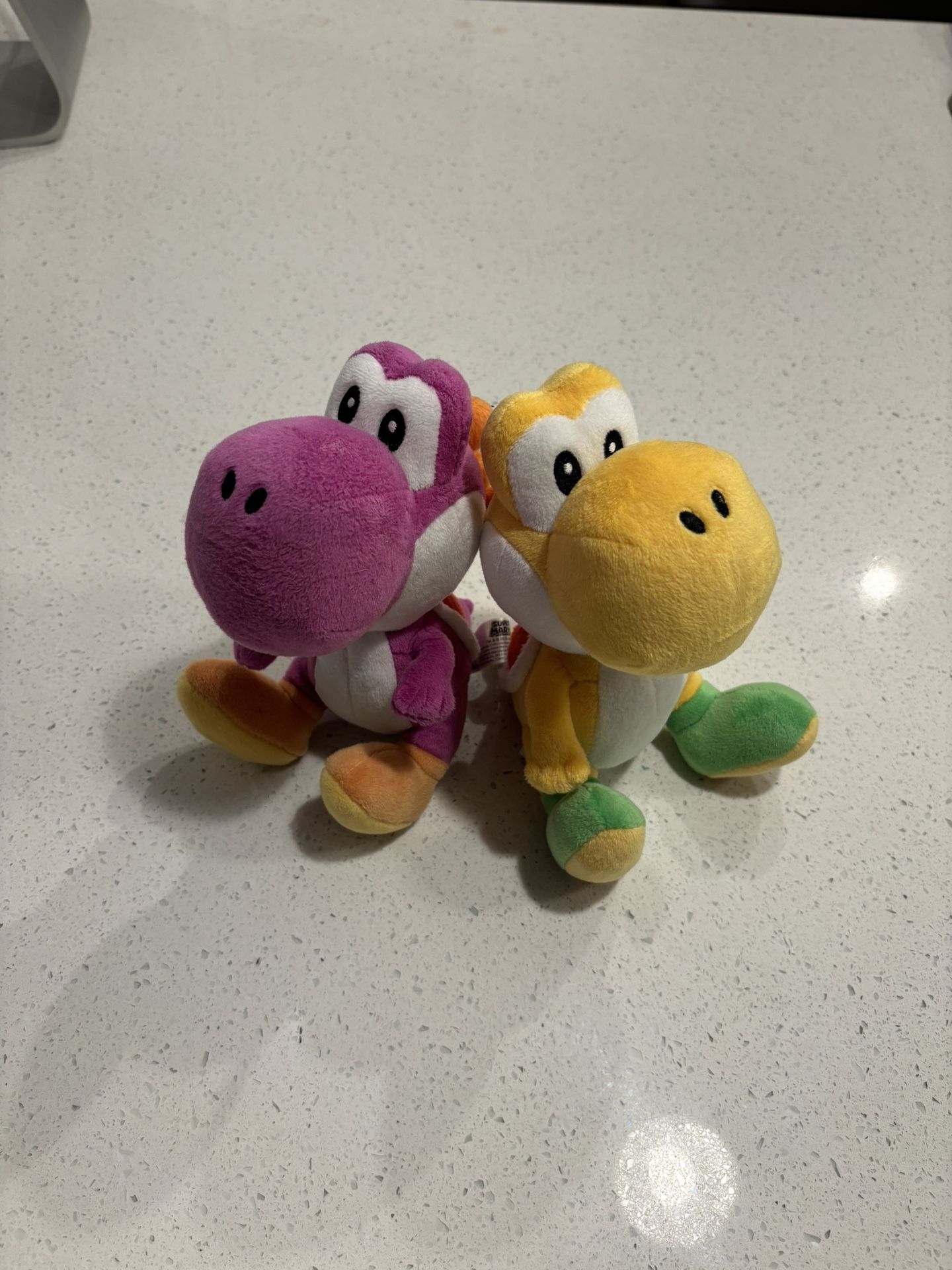 2010 Yoshi Plushies Yellow And Purple