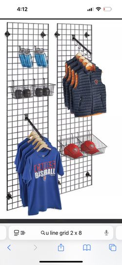 U line Gridwall 2 X 8 (black)