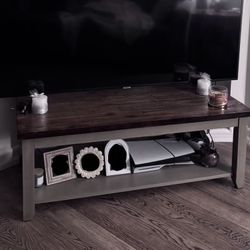wooden coffee table 