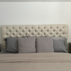 Tufted Upholstered Headboard