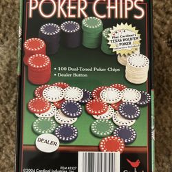  Cardinal Professional Poker Chips Set – 100 Chips | $12