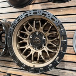 Lock WHEELS WITH 265/70/17 FALKEN All Terrain $1599/ LLANTAS Y RINES-FITMENT: TACOMA, 4 RUNNER, SILVERADO, SIERRA, TAHOE, SURBURBAN!