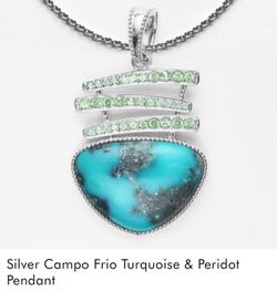 Turquoise and genuine stone necklace