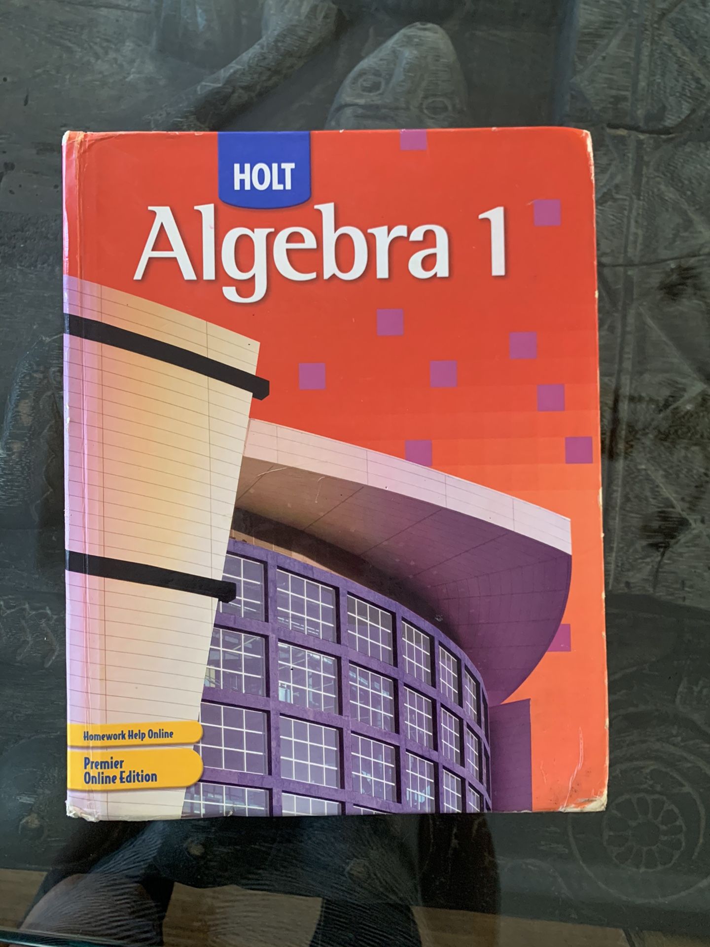 Algebra book by holt