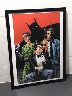 Framed 12X16 Secret Origins Special #1 DC comics Art Print By Brain Bolland.