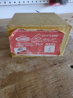Cortland Crown 5 Weight Fly Fishing Reel Vintage!