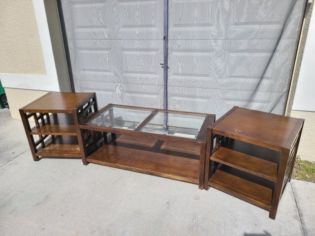 Coffee & end Table 3 Piece Set