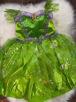 Tinkerbell dress and wings size 7/8