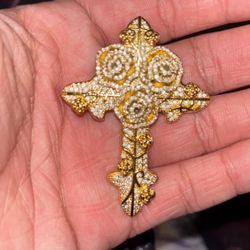 14k Gold Plated Cross 