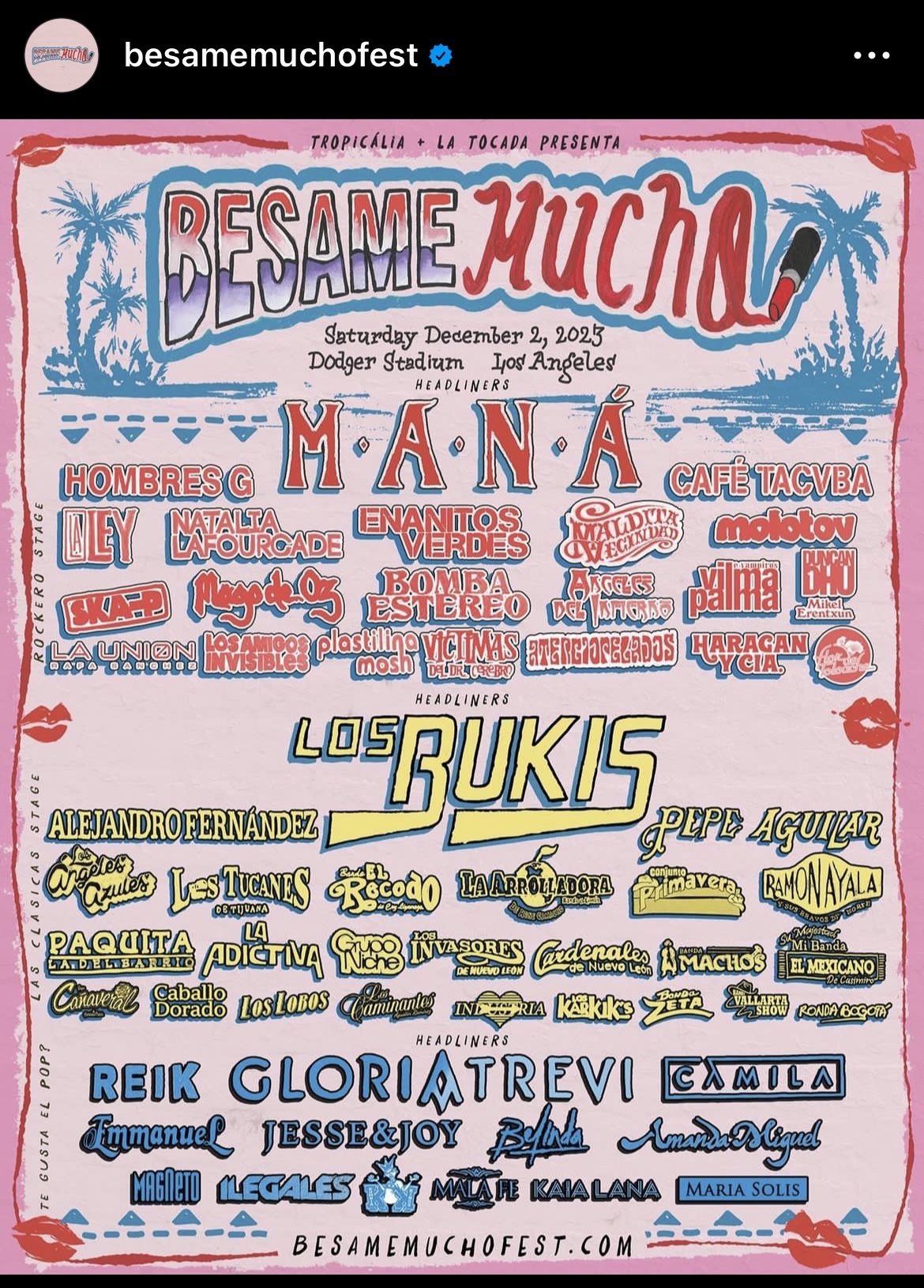 Besame Mucho Tickets