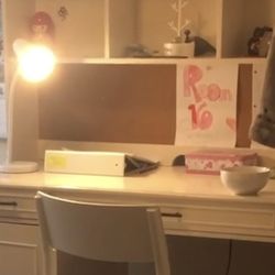 Well Loved White Desk For Kids 