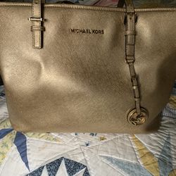 Rose Gold Michael Kors Bag