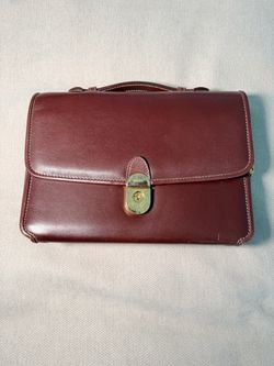 Bally Leather Briefcase Bag