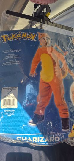 Kids Pokemon Charzard costume 8-10