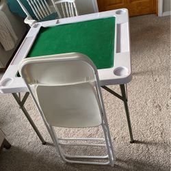 Brand New Game Table And Two Chairs 