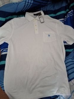 Ralph Lauren Polo White Men's Medium Collar Shirt