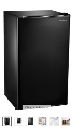 Insignia™ - 3.3 Cu. Ft. Mini Fridge - Black