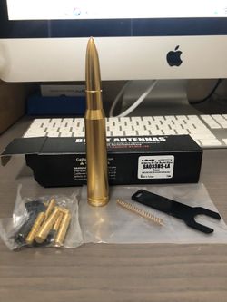 Anti-Theft Brass 50 Caliber Antenna Fits 07 19 GMC Chevy Silverado Sierra