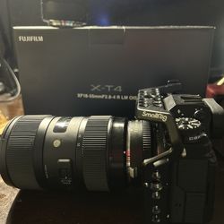 Fuji Xt4 camera