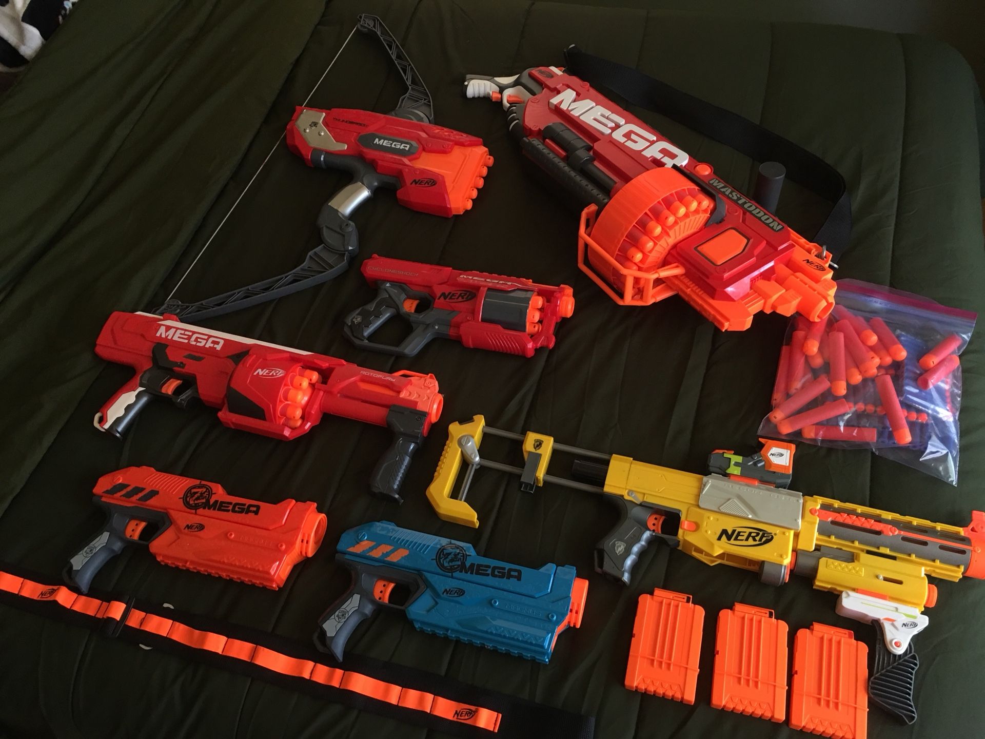 Nerf mega collection lot