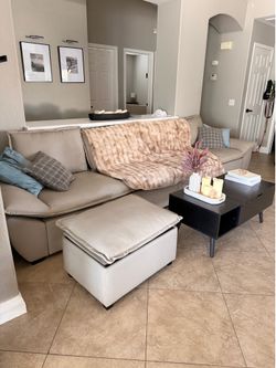 Gray couch cloud