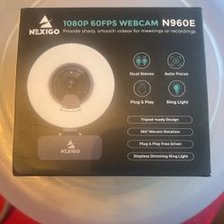 NEXIGO Webcam W/ring Light 