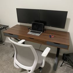 Dual Monitors With Stand