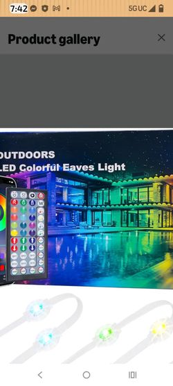 300 ft permanent outdoor lights with app / remote control