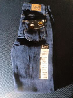 Lee straight mid rise jeans