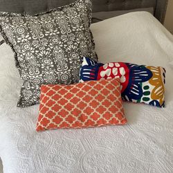 3 Throw Pillows